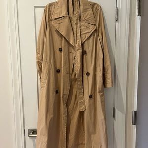 Mango rain trench coat